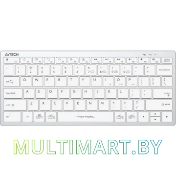 Клавиатура A4Tech Fstyler FBX51C (серебристый/белый)
